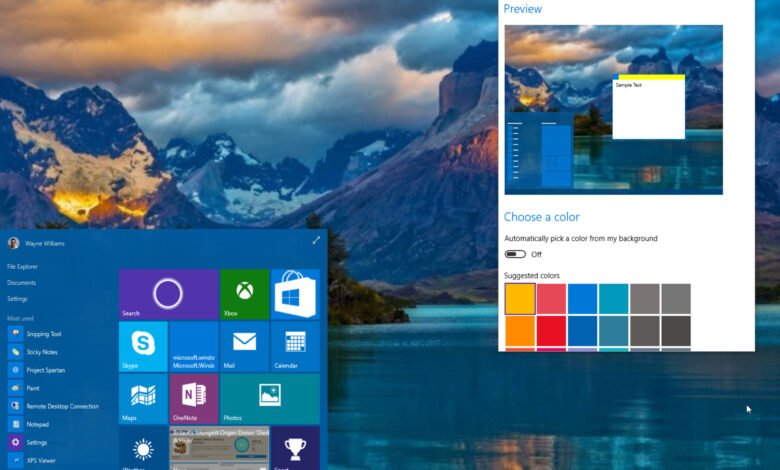 Customize Windows 10