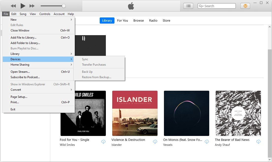 Use iTunes to Transfer Music